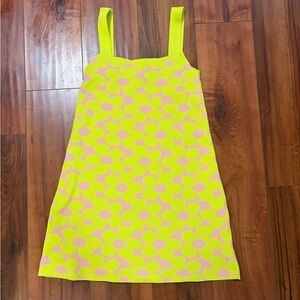 Zara Yellow and Pink Floral Kids Dress